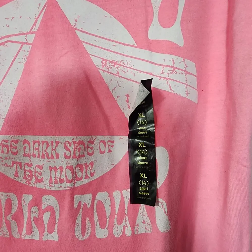 Pink floyd world tour girls shirt size XL 14 Faded